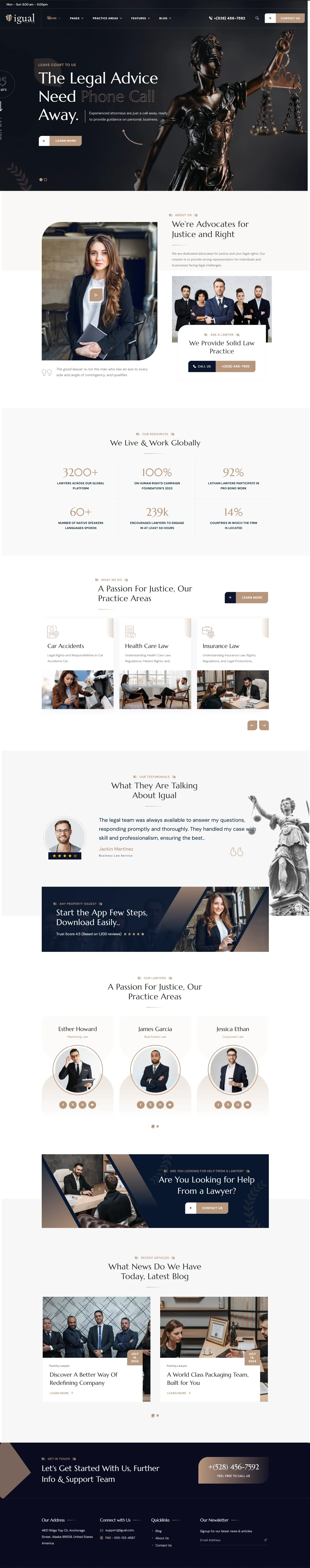 Igual full website screenshot