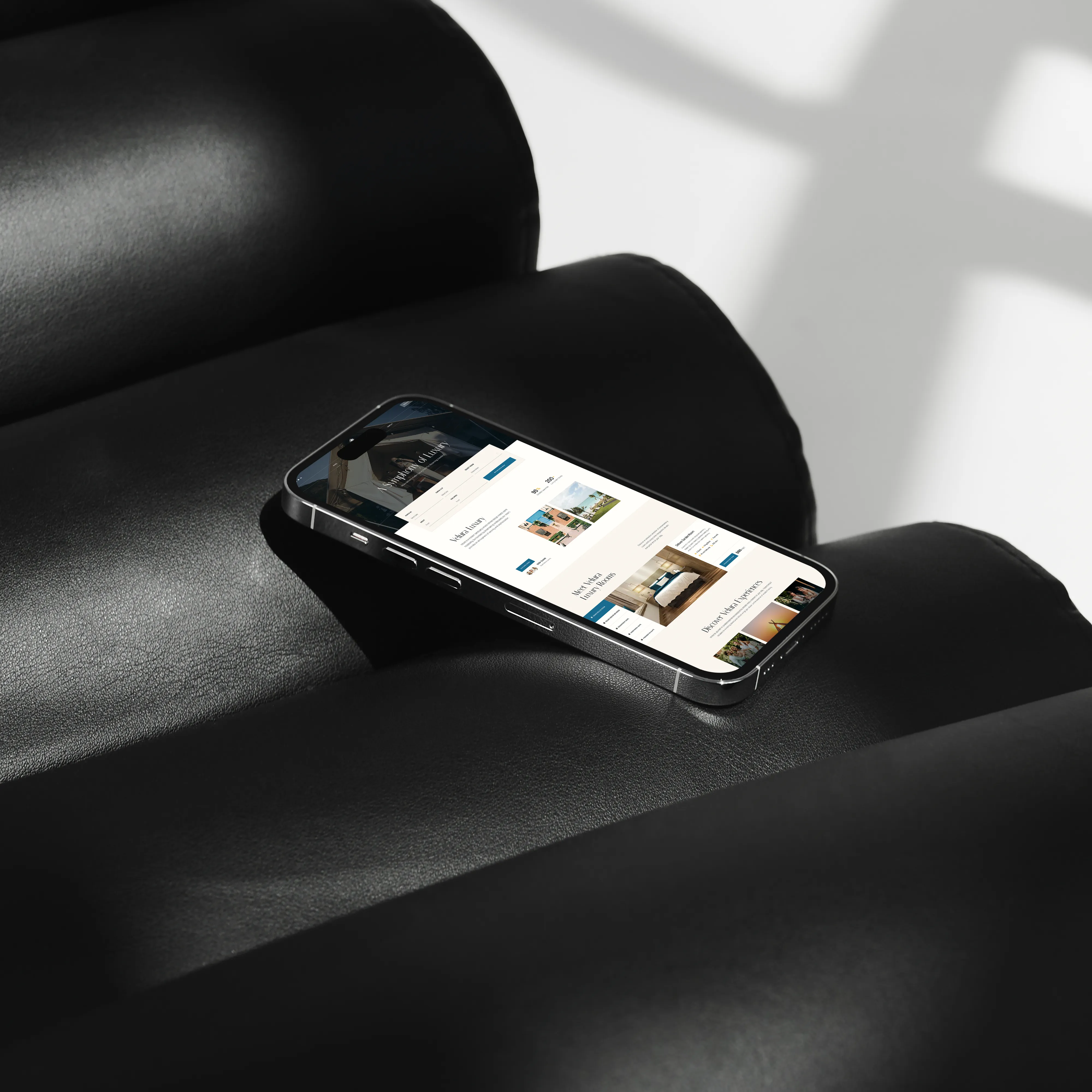 Velura Luxury & Hospitality website by Pheme Creative